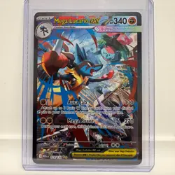 Mega Lucario Ex #179 Pokemon Mega Evolution w/ Stand Display - Image 2
