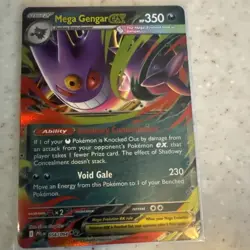Pokemon TCG Mega Gengar Ex 056/094 Phantasmal Flames Double Rare Holo NM - Image 1