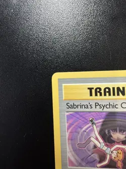 Sabrina's Psychic Control 121/132 Gym Challenge Pokemon 1st Edition LP - Image 3