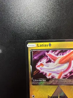 Pokemon TCG Latias Prism Star 107/168 SM Celestial Storm Holo Eng (NM-) - Image 3