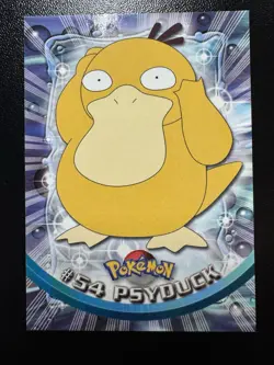 1999 Topps Pokemon TV Animation Series 1 - Psyduck #54 - Black Logo NM - Image 1