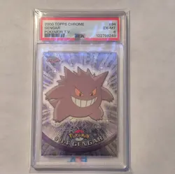Topps 2000 Topps Chrome Pokemon T.V. Gengar #94 Holo PSA 6 EX-MT - Image 1