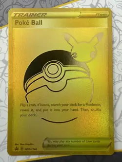 Pokemon TCG Celebrations Pikachu v Gold Pokeball SWSH145/SWSH146 - Image 5