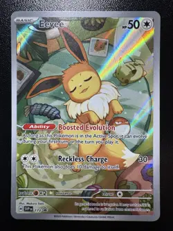 Pokemon TCG Eevee 173 Black star Promo Prismatic Evolutions (NM-) - Image 1