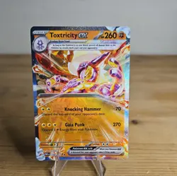 100/182 Toxtricity ex - Paradox Rift - Pokemon Scarlet & Violet Double Rare LP - Image 1