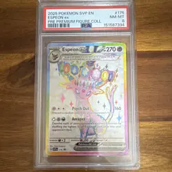 Pokemon SVP Espeon ex Promo Holo #SVP175 Scarlet & Violet PSA 8 EN - Image 1