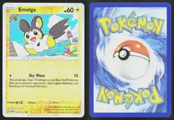 EMOLGA 069/167 COMMON TWILIGHT MASQUERADE POKEMON REVERSE HOLO NM - Image 3