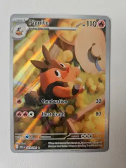 Pokemon TCG Pignite 097/086 Illustration Rare – White Flare Set – Near Mint - Image 1