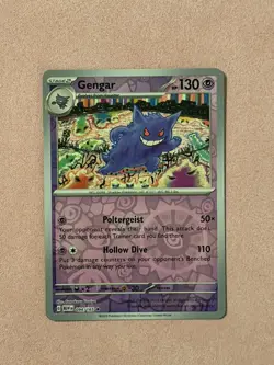Pokemon Scarlet & Violet 151 Gengar 094/165 Reverse Holo NM - Image 1