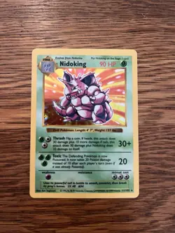 Pokemon Nidoking Holo Base Set 1999 11/102 - Image 2