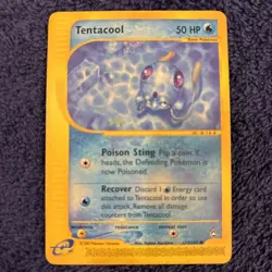 Tentacool 113/147 (LP) Common Aquapolis E-Reader WOTC 2002 Pokemon Card - Image 1