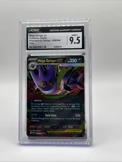 Mega Gengar EX 056/094 Me02: Phantasmal Flames Holo CGC 9.5 - Image 1