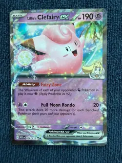 Pokemon TCG: Lillie's Clefairy ex 056/159 Journey Together NP Pack FRESH! - Image 1