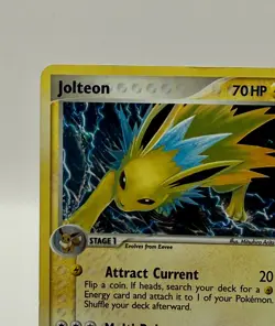 Pokemon TCG Jolteon Unseen Forces 8/115 Holo Holo Rare 70 HP English 2005 LP - Image 3