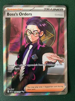 Pokemon TCG Boss’s Orders Corbeau 256/217 Ascended Heroes Full Art NM - Image 4