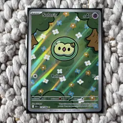 MINTY Solosis Illustration Rare 118/086 Sv: Black Bolt Holo NM Pokemon - Image 1
