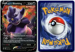 GALARIAN SLOWKING V 099/198 HOLO V RARE CHILLING REIGN POKEMON HOLO LP - Image 3