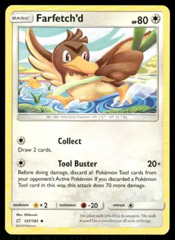POKEMON FARFETCH'D TEAM UP 127/181 UC NM/M - Image 1