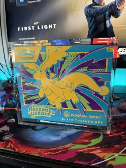 Pokemon Center Ascended Heroes PC ETB Elite Trainer Box - Sealed in Acrylic Case - Image 1