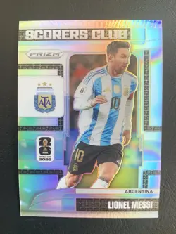 2026 Panini Prizm FIFA World Cup LIONEL MESSI Silver Scorers Club #15 SSP - Image 1