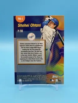 Topps 2026 Series 1 Shohei Ohtani Dodgers Titans of the Game Insert #TOG-1 - Image 2