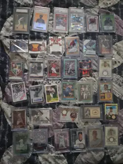 Lot Of 35 Baseball Cards: 4 Graded, Auto's, Patch & Serial #'d - Image 1