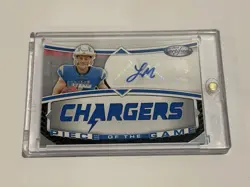 2024 Certified Ladd McConkey Piece of the Game Sigs Auto Mem RC /149 Chargers - Image 1