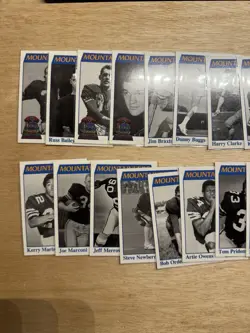 1991 College Classics West Virginia Mountaineers 28 Card Lot - Image 2