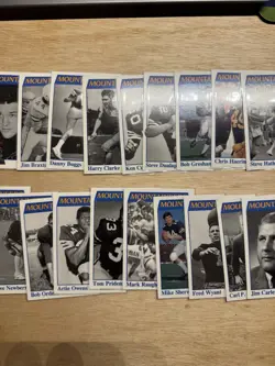 1991 College Classics West Virginia Mountaineers 28 Card Lot - Image 3