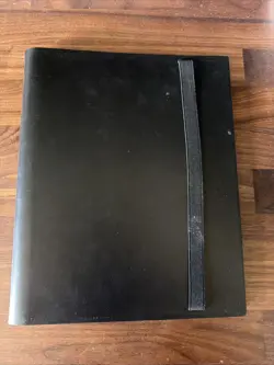 Black Side Loading 9 Page TCG Binder Card Holder Holds Approx 360 Cards - Image 1