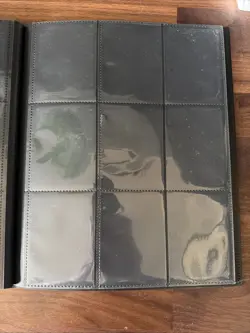 Black Side Loading 9 Page TCG Binder Card Holder Holds Approx 360 Cards - Image 2