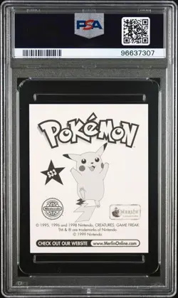 PSA 10 Prof. Oak Prism - #S33 Pokemon Merlin Sticker 1999 - Pop 46 - Gem Mint 💎 - Image 2