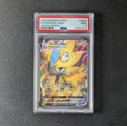 2023 Pokemon TCG Zeraora VMAX Full Art Holo GG42/GG70 PSA 9 - Image 1