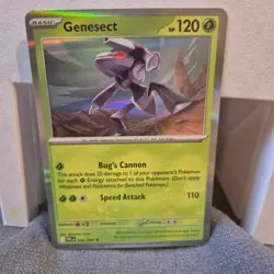 GENESECT 008/094 R PHANTASMAL FLAMES POKEMON HOLO LP - Image 1