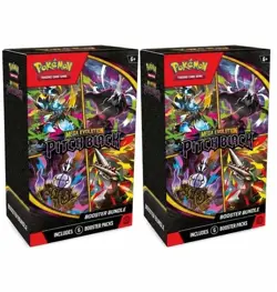 2X-Pokemon TCG: Mega Evolution-Pitch Black Booster Bundle 6 Packs PRESALE - Image 1