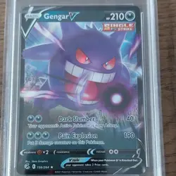 PSA 10 GENGAR V 156/264 POKEMON TCG Fusion Strike GRADED GEM MINT CARD - Image 2