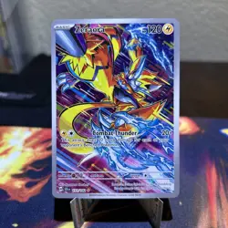 Zeraora 151/142 Illustration Rare Stellar Crown Pokemon Holo Near Mint - Image 1