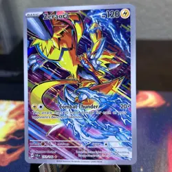 Zeraora 151/142 Illustration Rare Stellar Crown Pokemon Holo Near Mint - Image 2