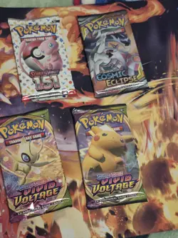 Pokemon TCG Random Booster Pack Lot of 7 Packs, Brand New Factory Sealed! - Image 3