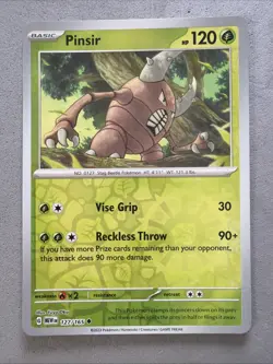 Pokemon TCG * Scarlet & Violet 151 * 127/165 Pinsir U * REVERSE HOLO * NM - Image 1