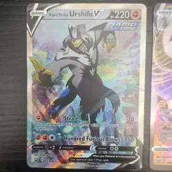 Pokemon TCG Rapid Strike Urshifu V (SIR)/VMAX Holo Lot ENG - Image 2