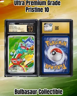 2026 Pokemon Bulbasaur 037 First Partner Illustration Collection CGC Pristine 10 - Image 1