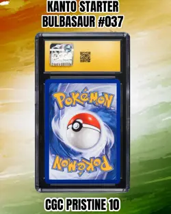 2026 Pokemon Bulbasaur 037 First Partner Illustration Collection CGC Pristine 10 - Image 3