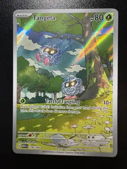 The Pokemon Company Tangela 178/165 SV151 Illustration Rare Holo English LP - Image 1