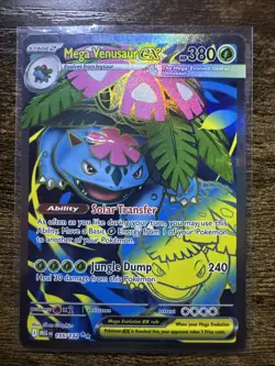Mega Venusaur ex 155/132 Ultra Rare, Mega Evolution, Full Art Holo, Pokemon TCG - Image 1
