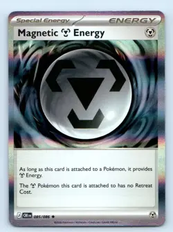 Magnetic M Energy 085/086 Holo Rare Chaos Rising Pokemon Holo Near Mint - Image 1
