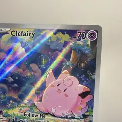 Lillie's Clefairy ex Special Illustration Rare Holo Sv09 184/159 Pokemon - Image 4