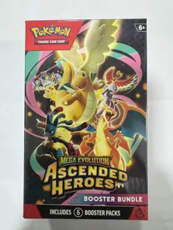 Pokemon TCG: Ascended Heroes Booster Bundle (6 Packs) Brand new And Sealed - Image 1