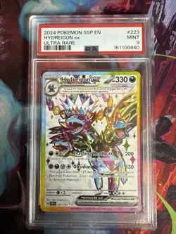 Pokemon TCG Hydreigon EX Full Art Ultra Rare Holo Surging Sparks 223/191 PSA 9! - Image 1