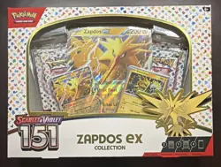 Pokemon TCG Scarlet & Violet—151 Zapdos ex Collection Box 2 Promo - Image 1